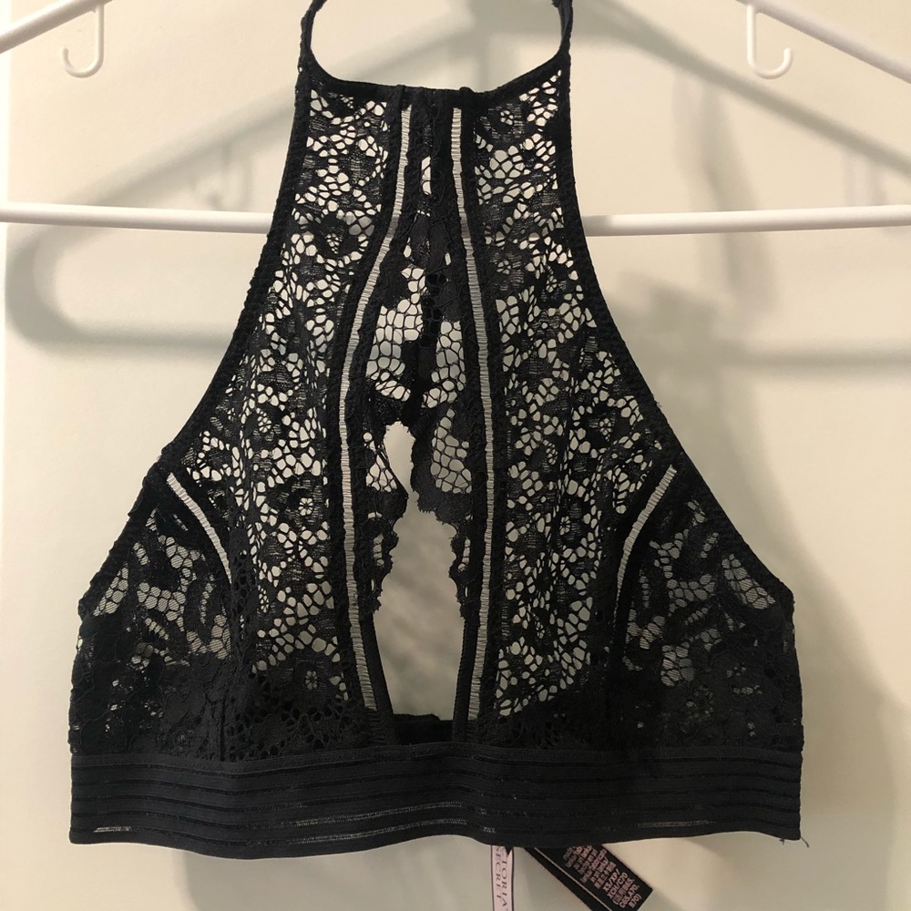 VS XS Black lace bralette